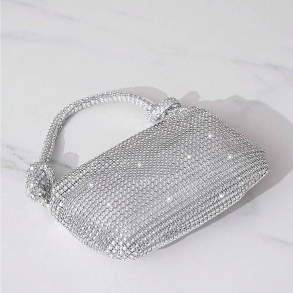 Silver Rhinestone Bag - Picture 3 of 4